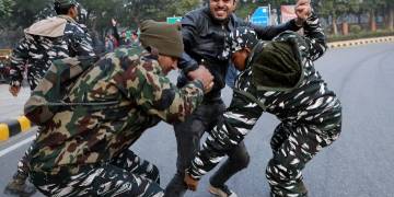 Indian protesters beaten by police as nationwide marches continue over citizenship law