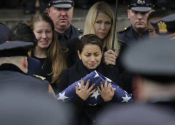 Thousands gather to honour detective killed in Jersey City shooting