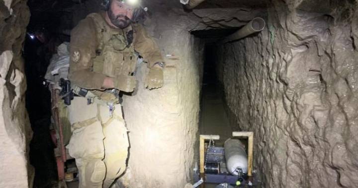 Footage reveals longest-ever ‘drug tunnel’ under U.S.-Mexico border