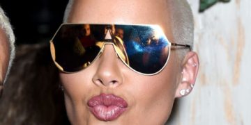 Flabbergasted: Amber Rose’s Colossal Forehead Tattoo Has Everyone Freaking Out!
