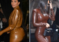 The Lord Loves Latex? Kim K And Kourtney Wear Fetish Fabric For Sunday Service In Paris