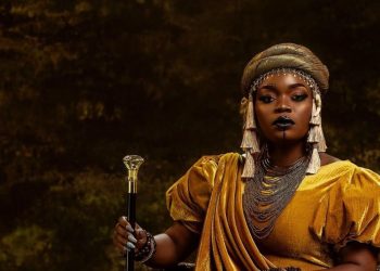 Bisola Channels her Inner Queen Amina for her 34th Birthday