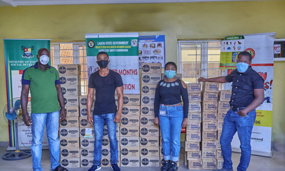 Dettol is Actively Supporting the Fight against COVID-19 by donating Hygiene Products in Lagos