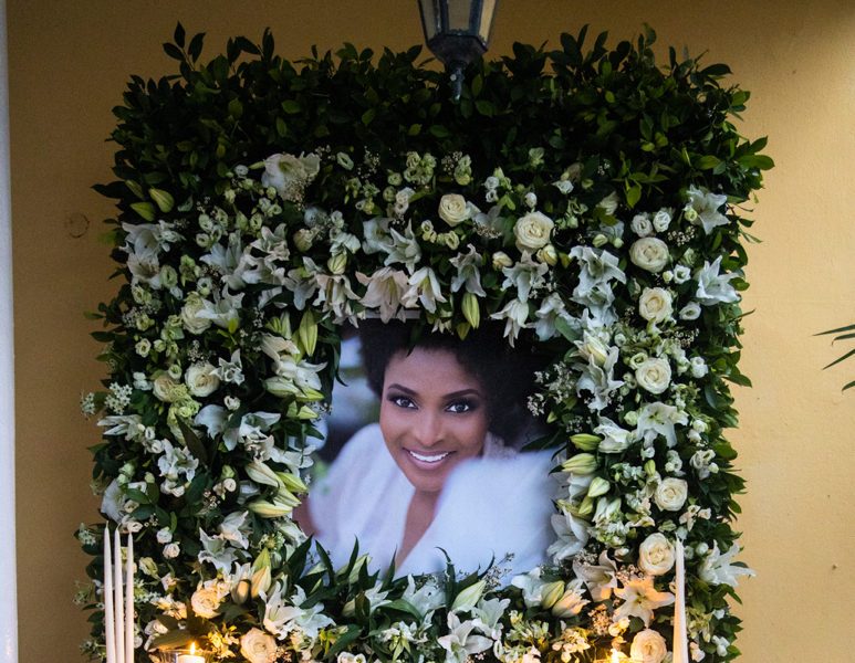 A Beautiful Floral Procession Was Held as a Tribute to Ibidunni Ighodalo