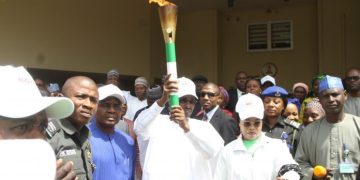 NSF: FCT Minister receives Unity torch, pledges supports for athletes