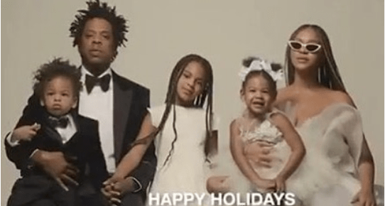 Beyonce, Jay-Z And Kids Pictured Together In New Year Family Photo