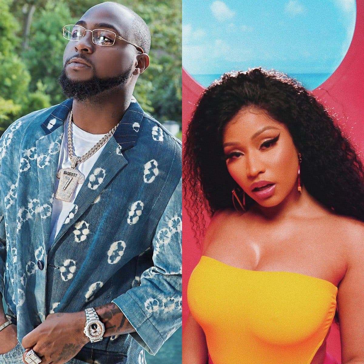 Nigerians Reacts To Davido, Nicki Minaj Collaboration (Photo)