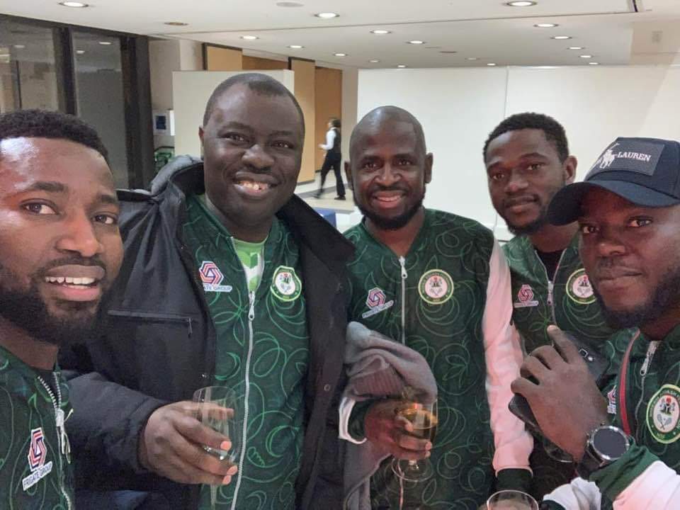 Nigeria Mens Squash team arrives Washington, set to take on Wales