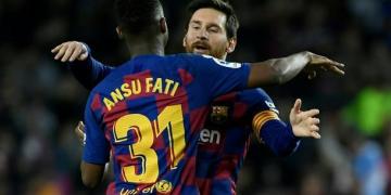 La Liga: Fati, Messi connection sees Barca hold on against Levante